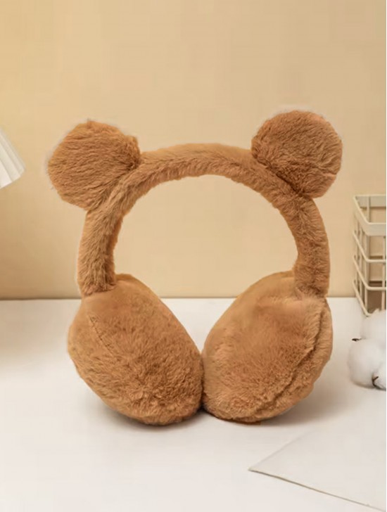 Cute Bear Ears Plush Earmuff